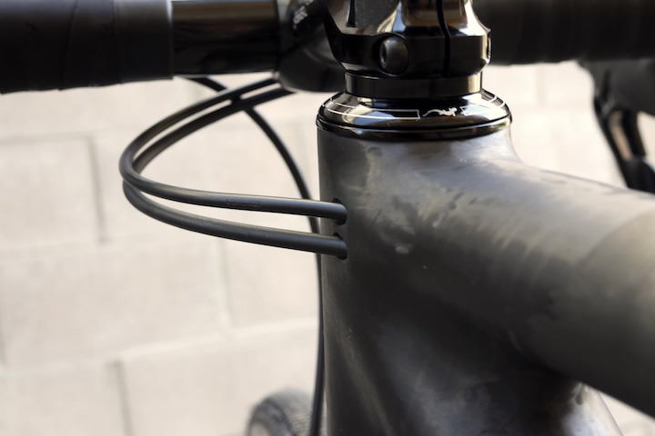 Appleman internal cable routing that is fully guided from tip to tail