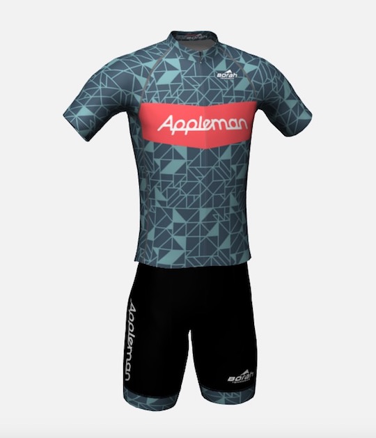 new Appleman cycling kit!