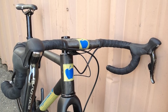 CX Race bike for CX Magazine with Kevlar logos