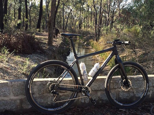 Rob's mountain bike in Australia