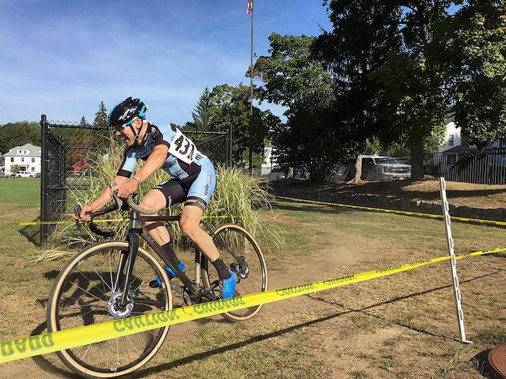 Matt racing on the East Coast CX